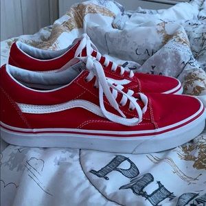 Red vans Shoes